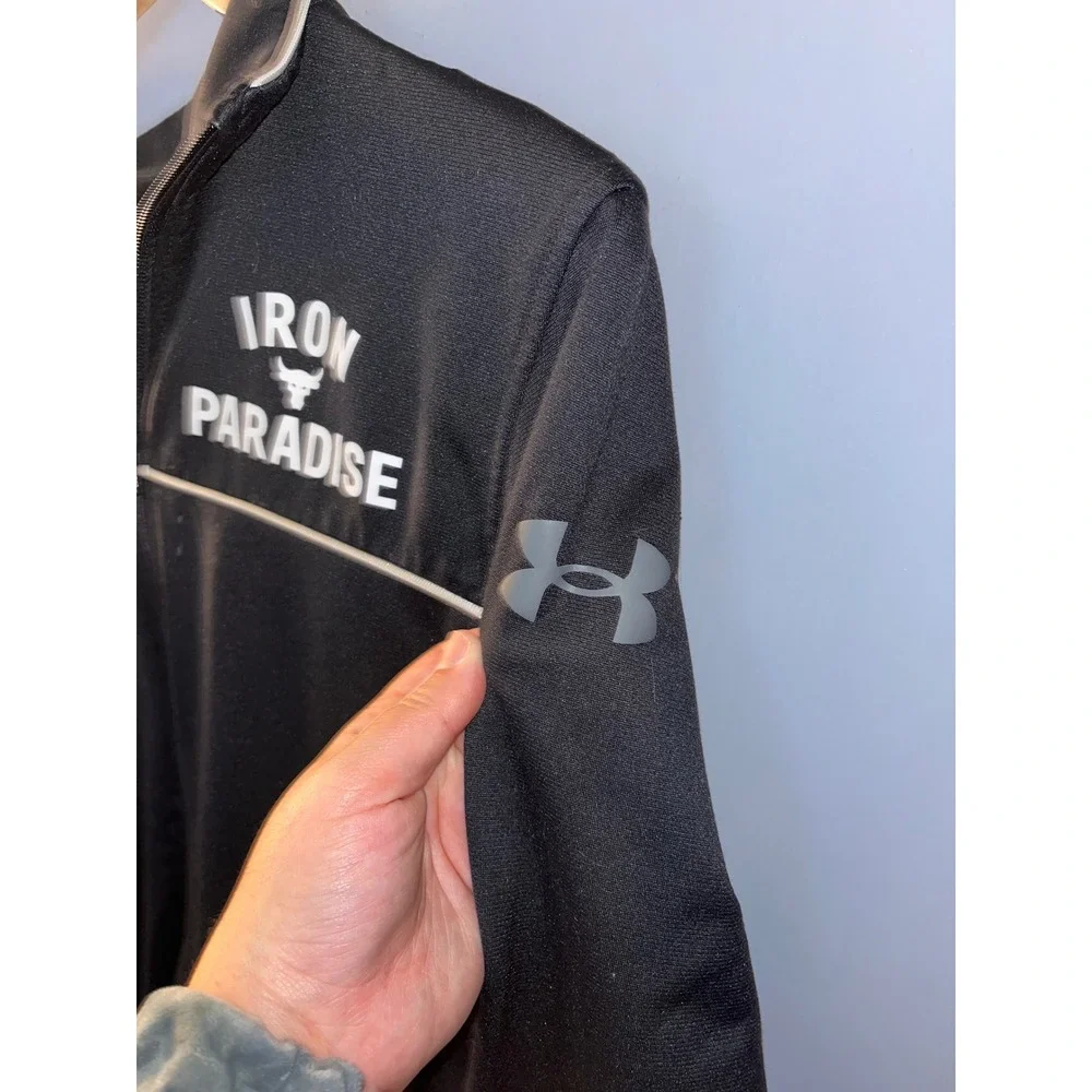 Under Armour Project Rock‎ Iron Paradise Track Jacket Black SM